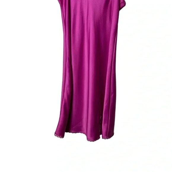 1683. WILD FABLE MINI LENGTH SLIP DRESS SIZE SMALL HOT PINK IN COLOR OPEN BACK - Picture 4 of 10